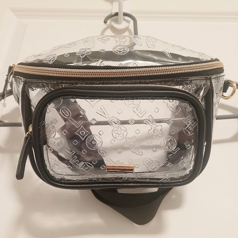 Icing Clear Fanny Pack Festival Bag with Adjustable Waistband